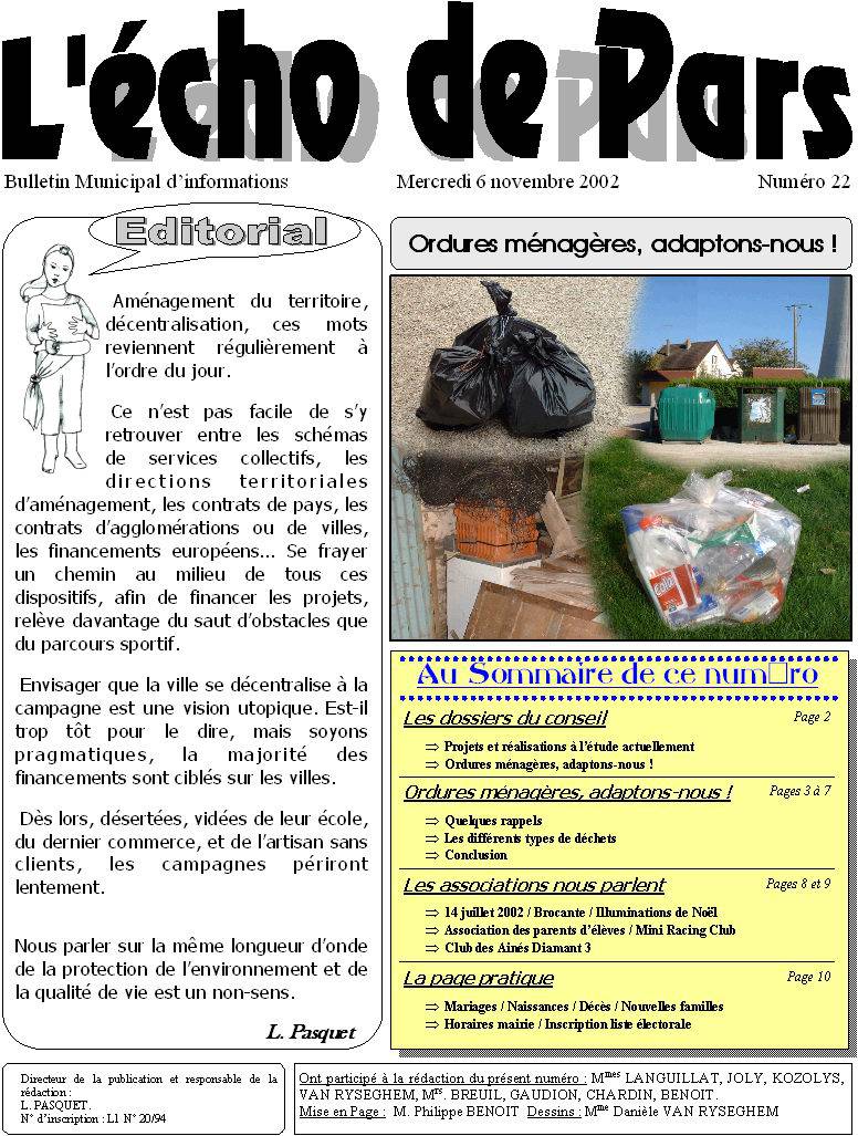 Écho de Pars n°22 Écho de Pars n°22